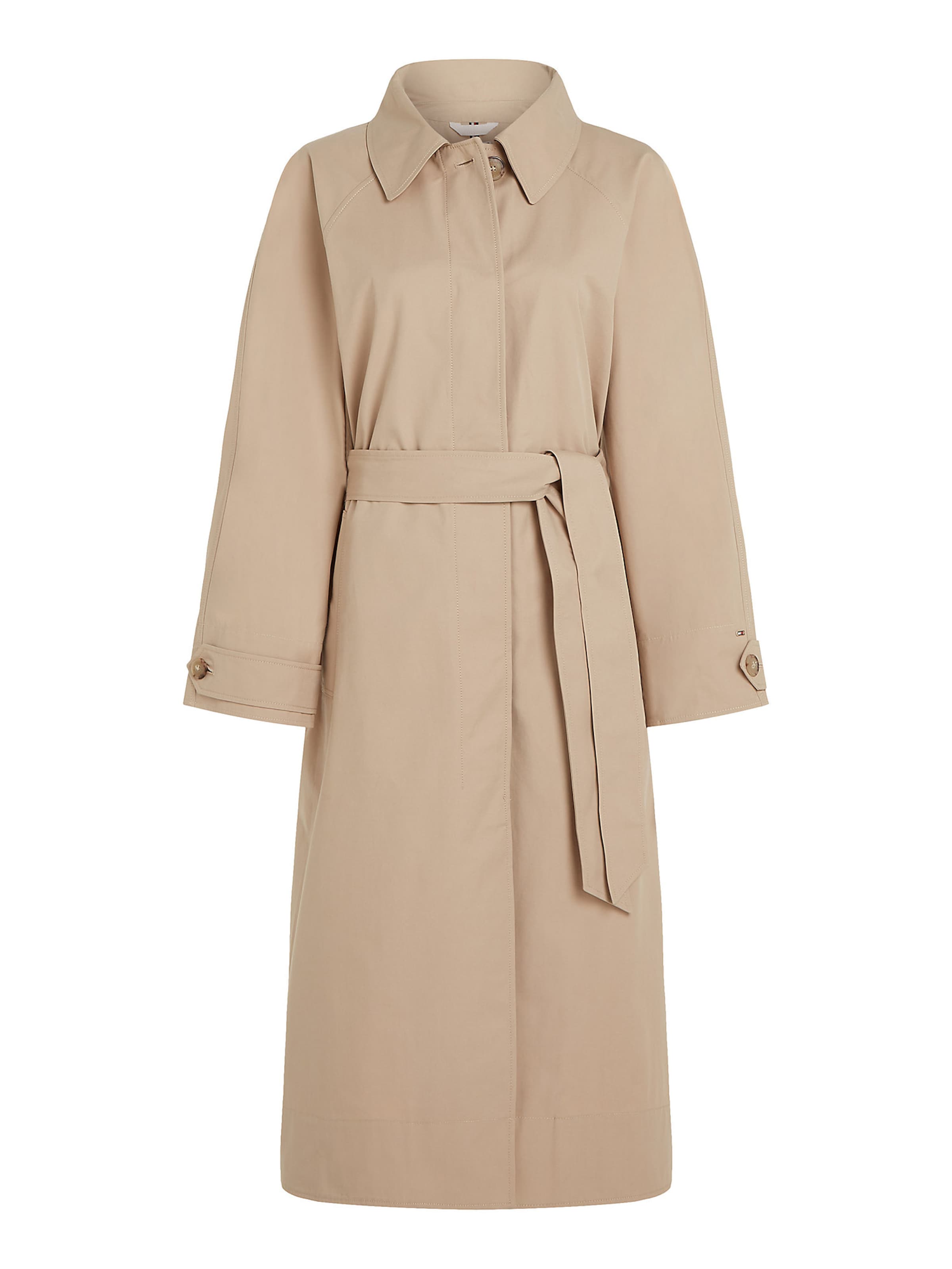 Tommy Hilfiger Curve Overgangsfrakke i beige: forside