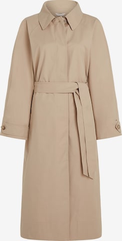 Manteau mi-saison Tommy Hilfiger Curve en beige : devant