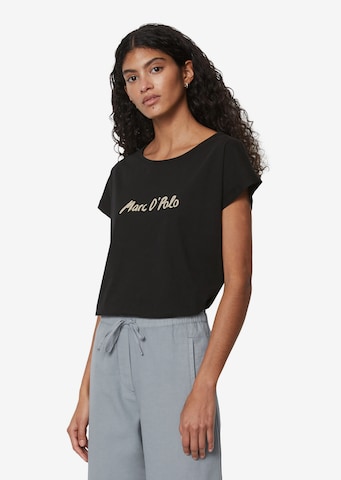 melns Marc O'Polo T-Krekls: no priekšpuses