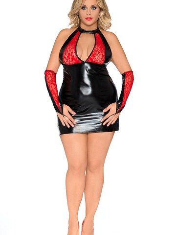 Andalea Negligee 'Wetlook-Chemise Z/5009' in Black