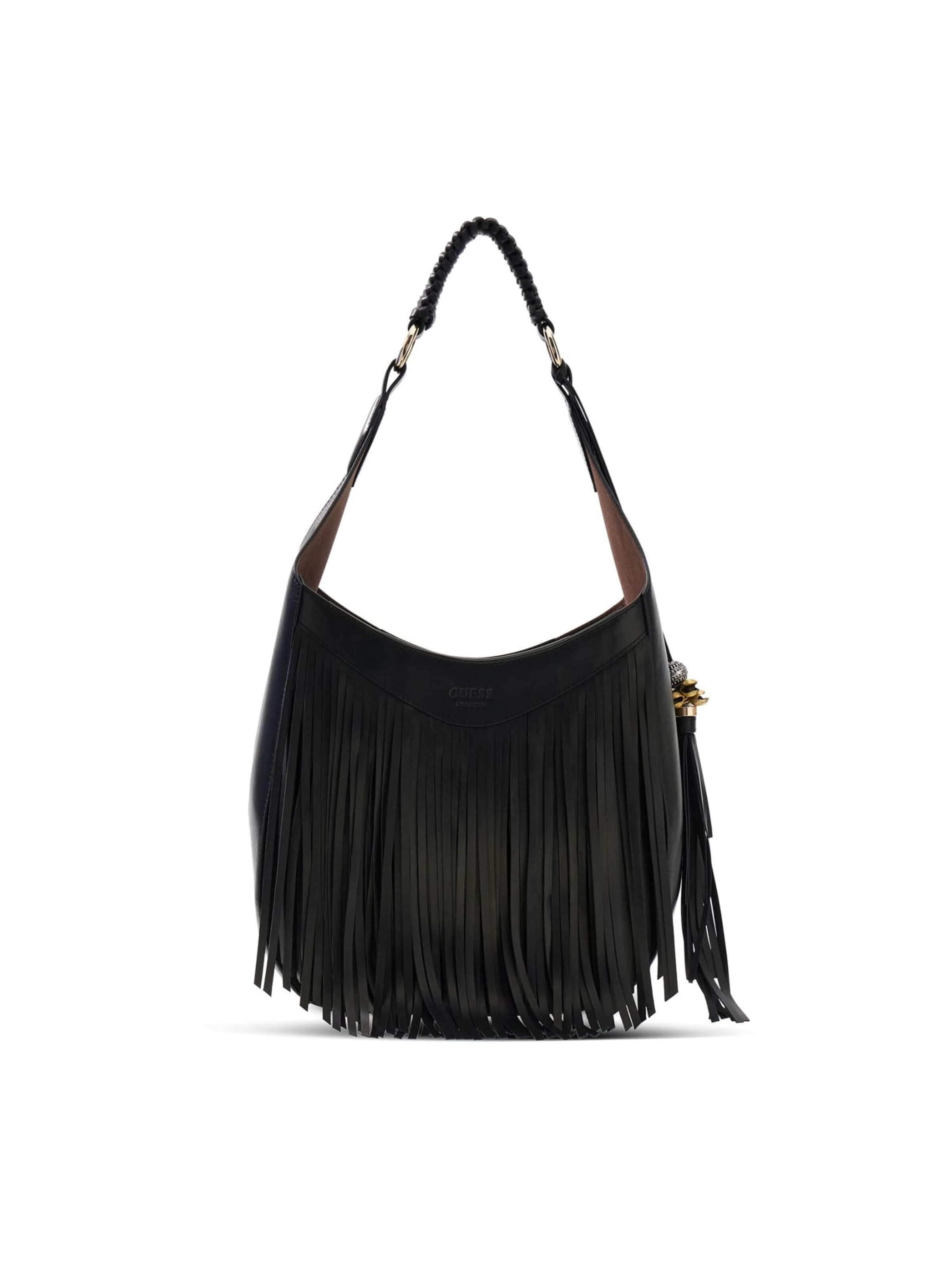GUESS Schultertasche in Schwarz: Vorderseite