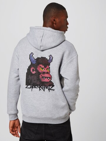 About You x Cyberkongz Sweatshirt 'Ben' in Grey: front