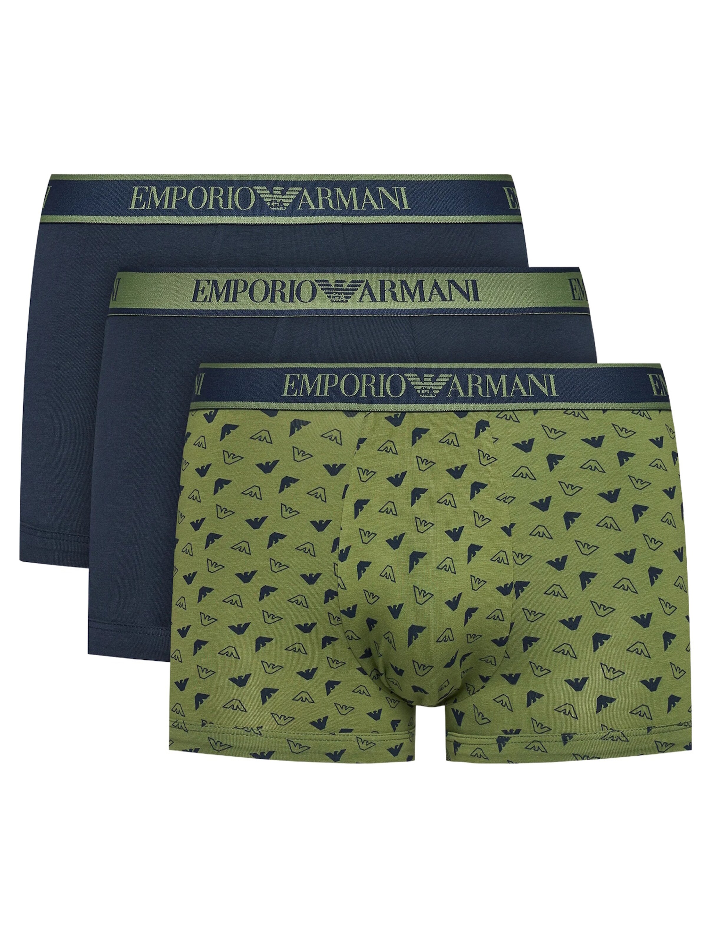 Boxers Emporio Armani en bleu : devant