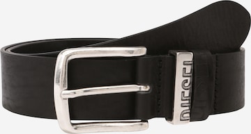 Ceinture DIESEL en noir : devant