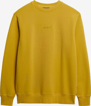 Superdry Sweatshirt in Yellow: front