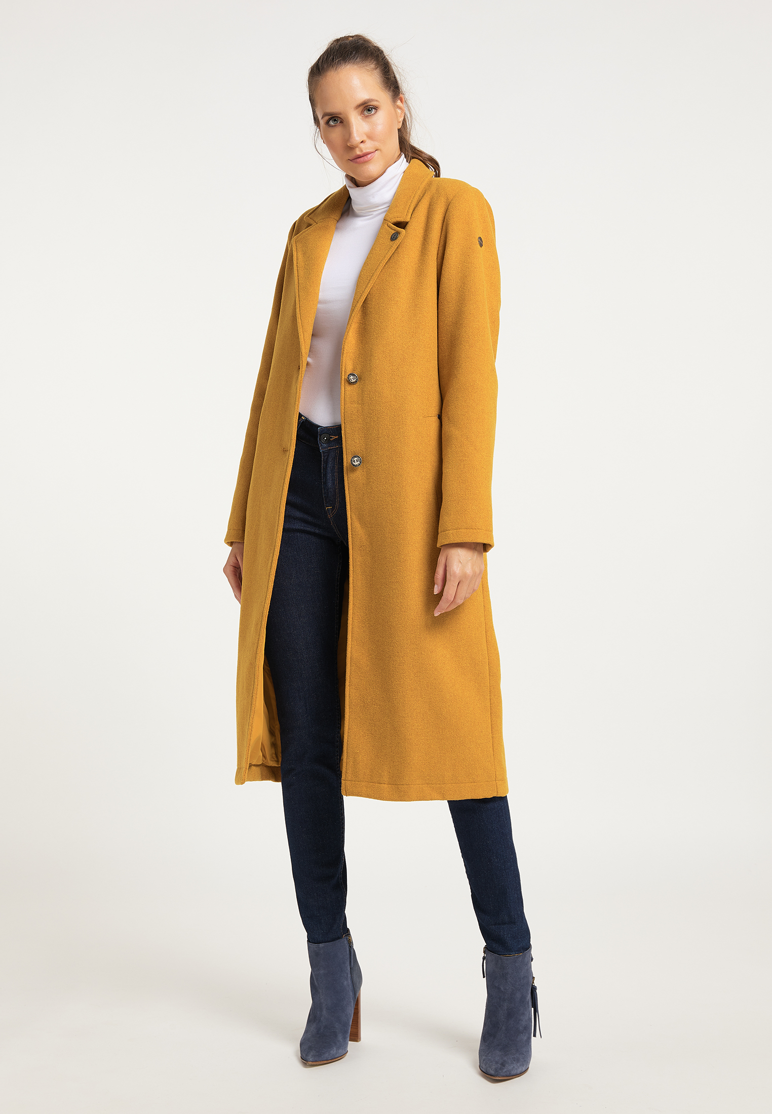 Odzież svXsp DreiMaster Vintage Płaszcz przejściowy w kolorze Miodowym 
