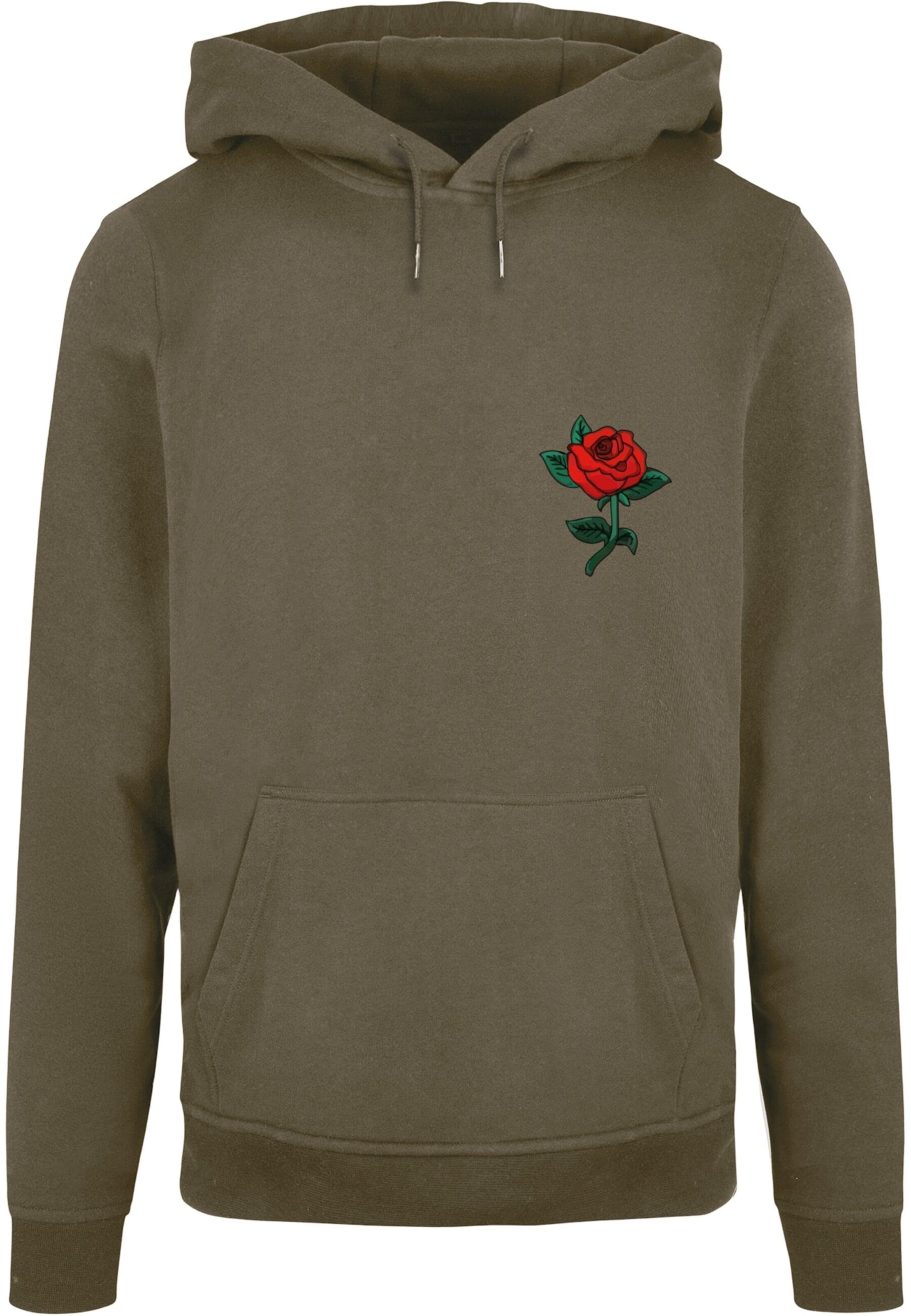 Felpa 'Rose' di Mister Tee in verde: frontale
