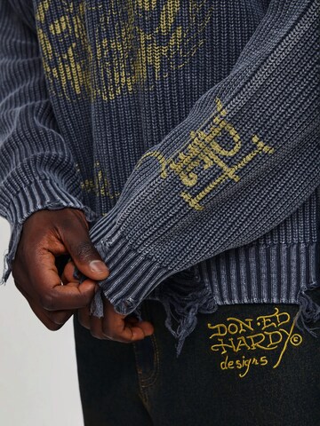 Ed Hardy Pullover 'Los Angeles' in Schwarz