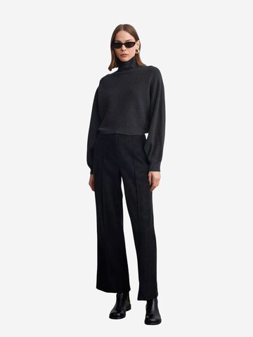 Dilvin Wide leg Broek in Zwart