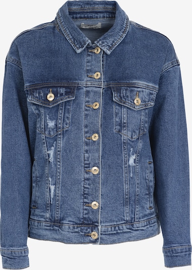 Influencer Välikausitakki värissä sininen denim, Tuotenäkymä