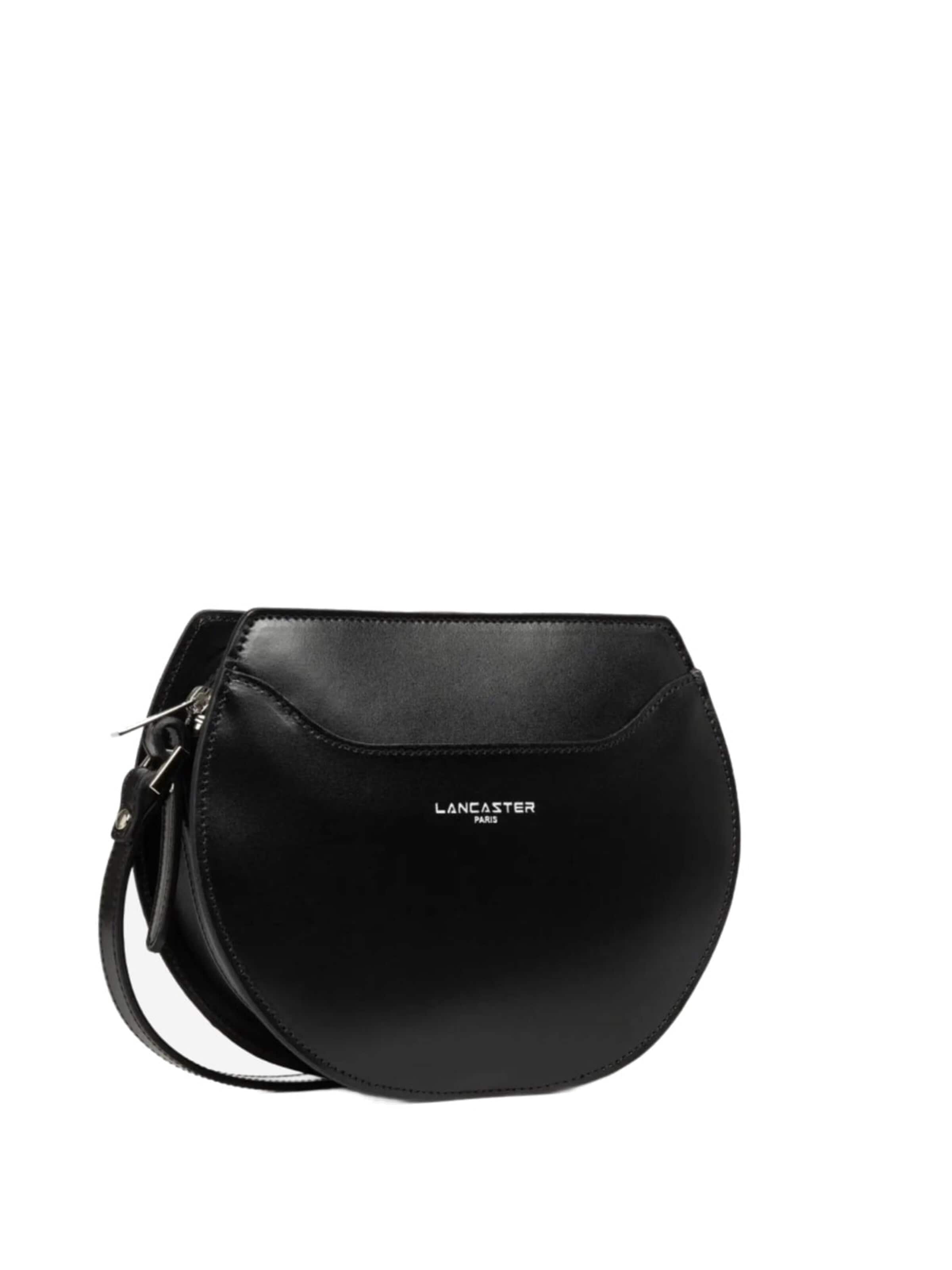 Sacs à main 'Lancaster Sac demi lune Zippé Suave Lune Noir' LANCASTER Paris en noir