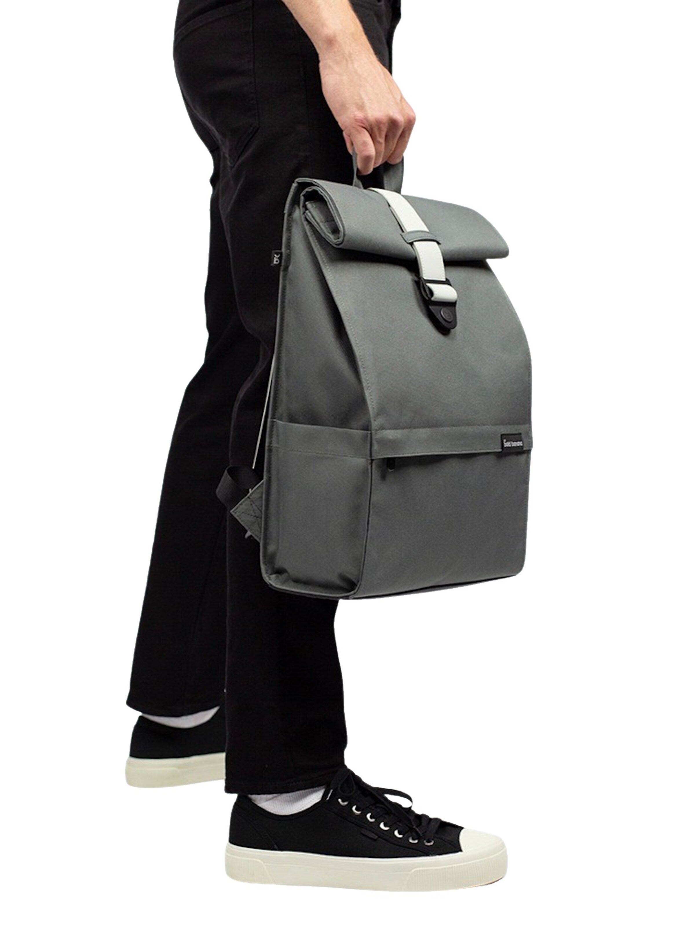 Bold Banana Backpack 'Grey gravity' in Grey: front