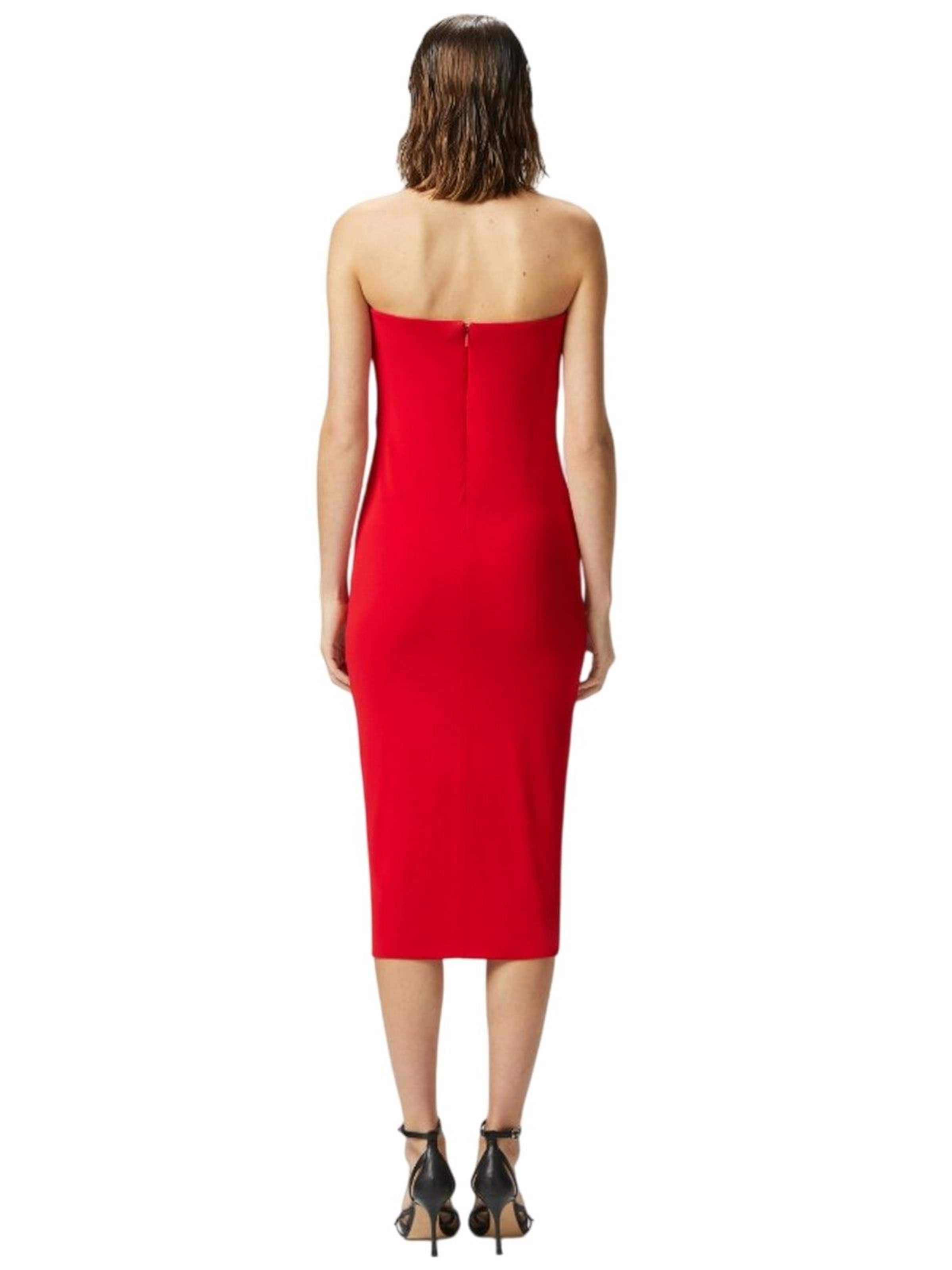 PINKO - Vestido de gala en rojo