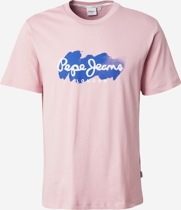 Pepe Jeans Majica 'Milton' | roza barva: sprednja stran
