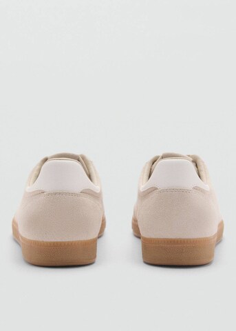 MANGO Sneakers 'Solera' in Beige