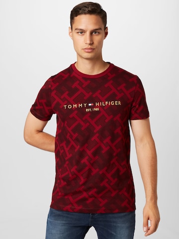 TOMMY HILFIGER T-Shirt in Rot: predná strana