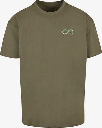 Merchcode Shirt 'Unlimited Edition' in Grün: Vorderseite