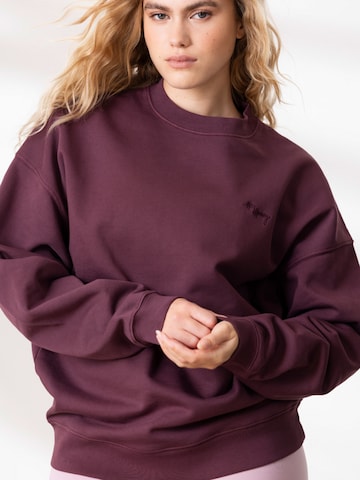 Hey Honey Sweatshirt 'Wine' in Rot