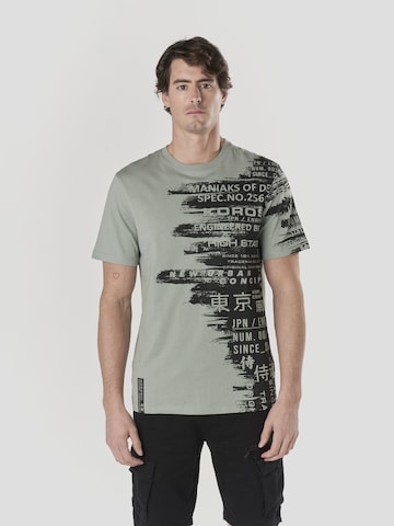 KOROSHI T-shirt i grön: framsida