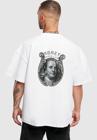 2Y Studios Shirt 'MONEY NEVER LIES' in White