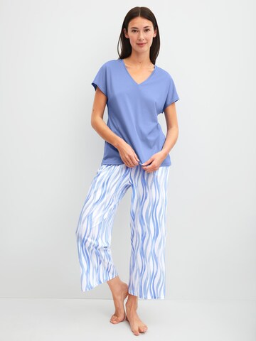CALIDA Pyjamahose 'Favourites Ocean'‌‌‌‌‌‌‌‌‌ in Blau: Vorderseite