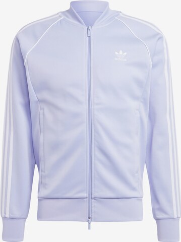 ADIDAS ORIGINALS Zip-Up Hoodie 'adicolor Classics SST Originals' in Purple: front