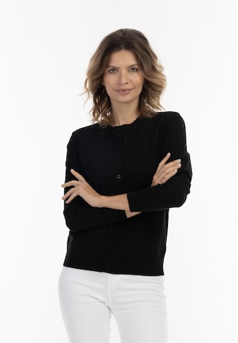 Cardigan usha BLUE LABEL en noir : devant