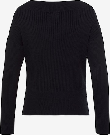 LASCANA Sweater in Black