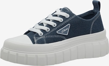 s.Oliver Sneaker in Blau: Vorderseite