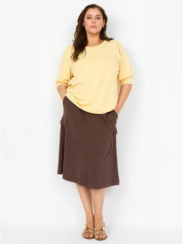Sweat-shirt 'Sabina' Wasabi Concept en jaune