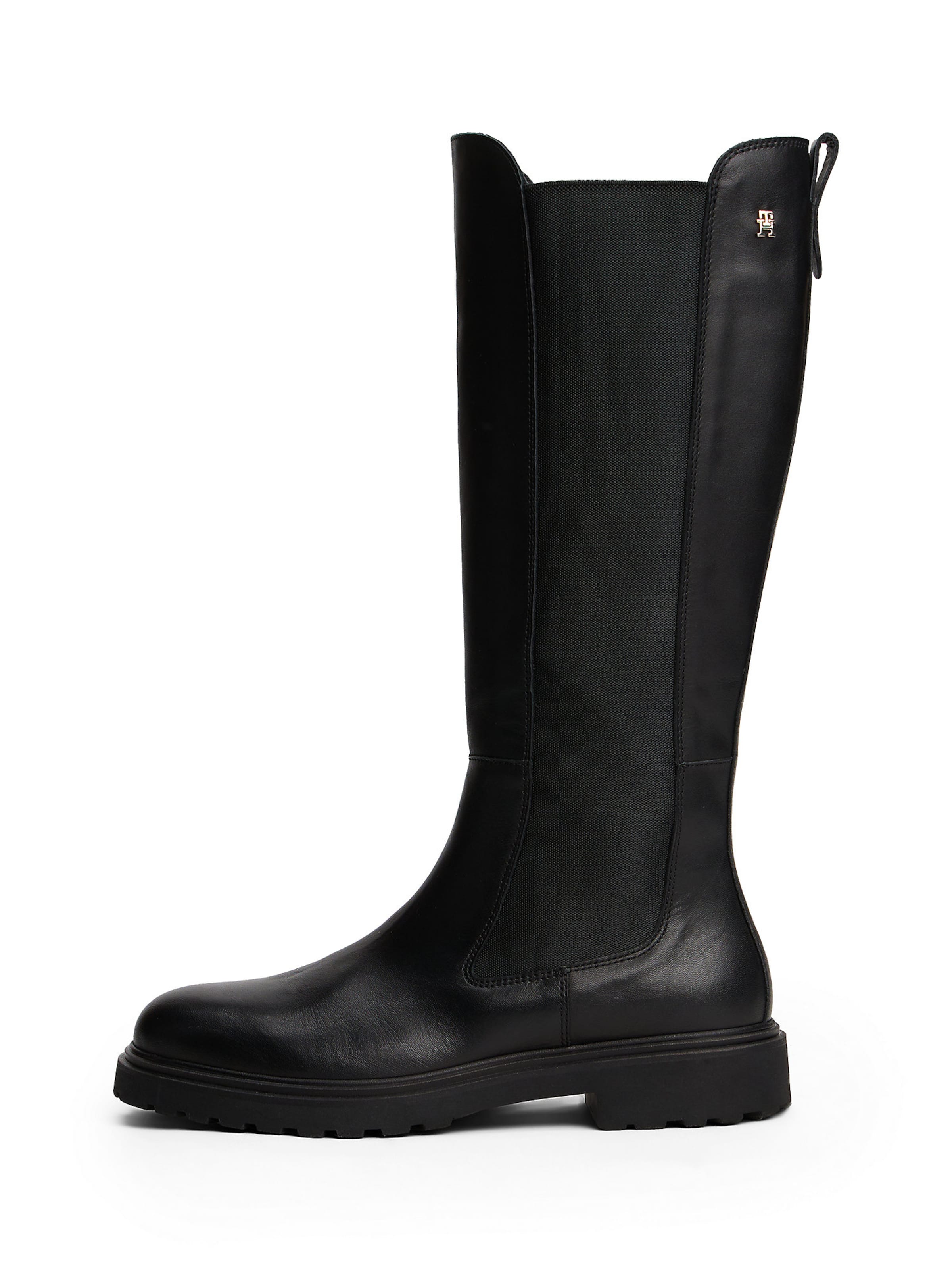 Bottes TOMMY HILFIGER en noir : devant