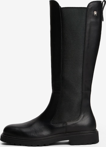 Bottes TOMMY HILFIGER en noir : devant