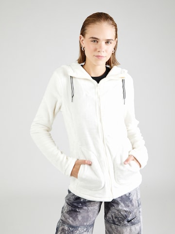 ROXY Athletic Fleece Jacket 'TUNDRA' in Beige: front