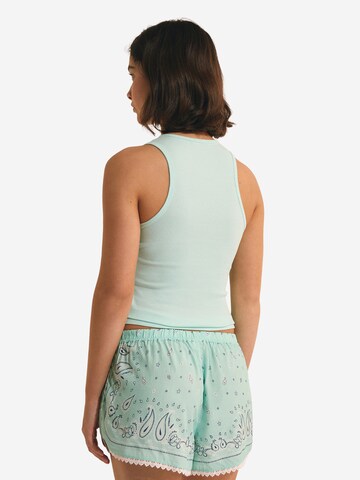 ETAM Pajama Shirt 'Ayora' in Green