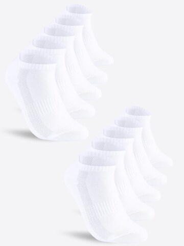 sockenkauf24 Ankle Socks in White