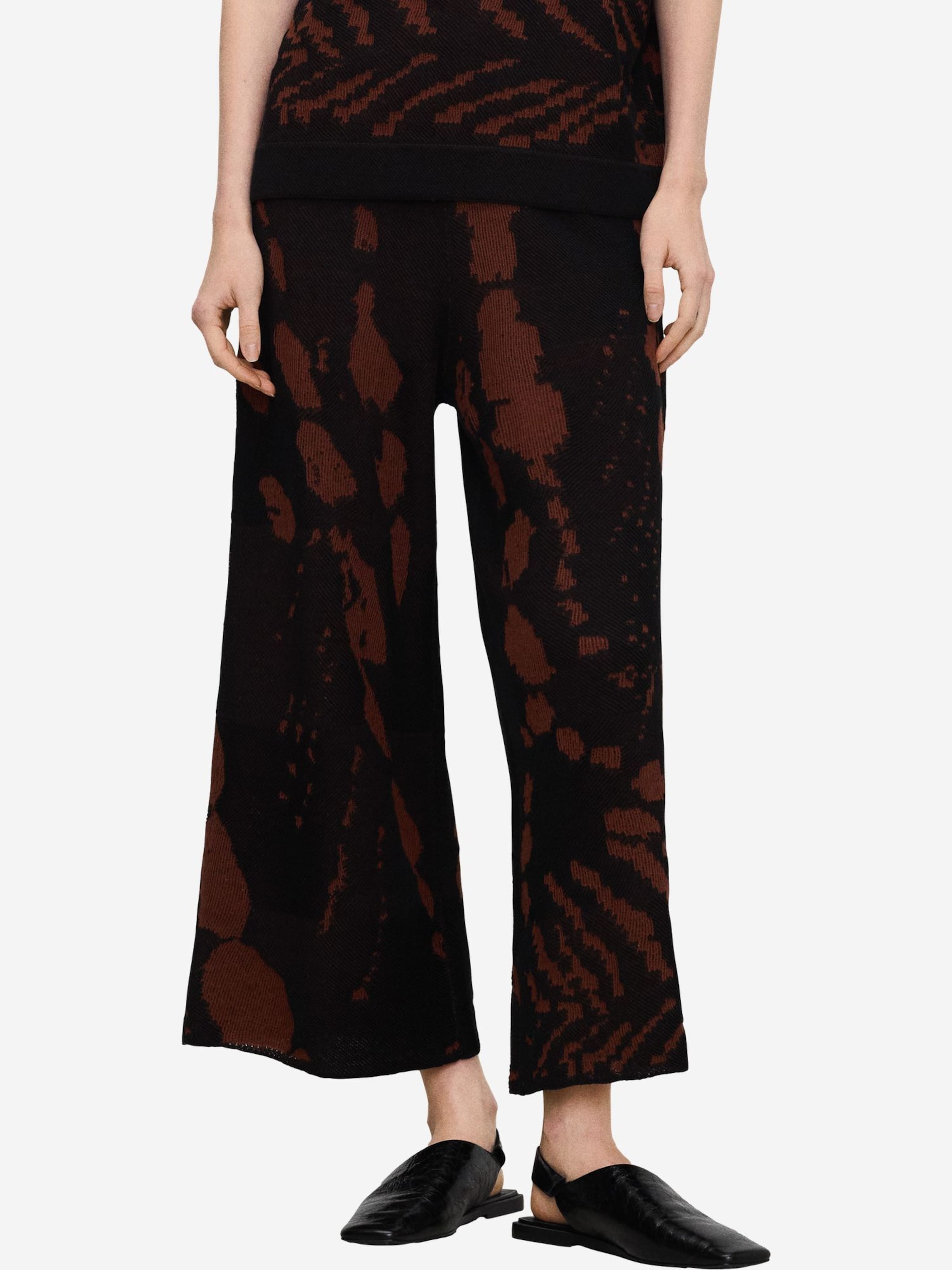 Adolfo Dominguez Regular Панталон в черно: отпред