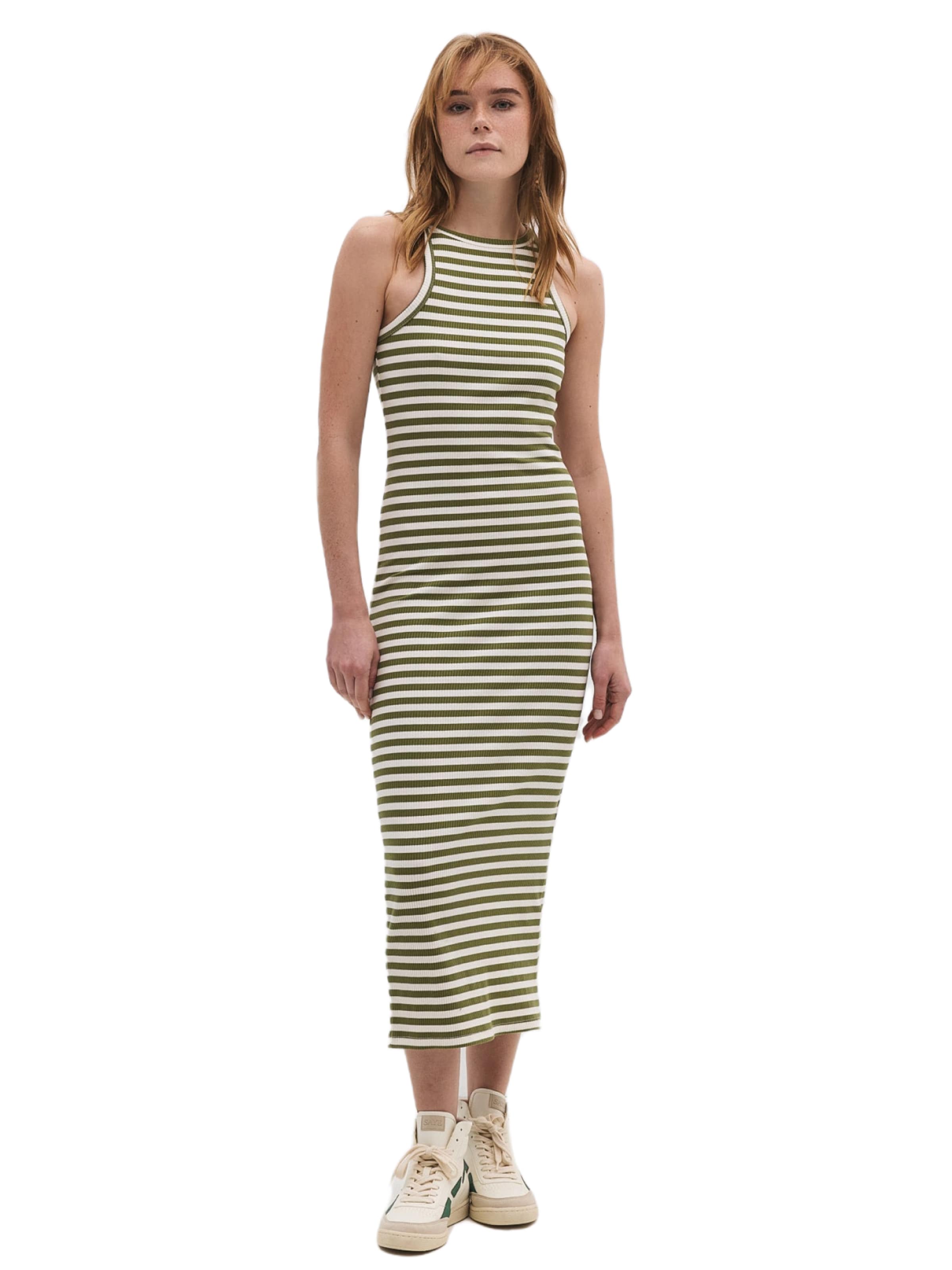 No Matter What Dress in Green: front