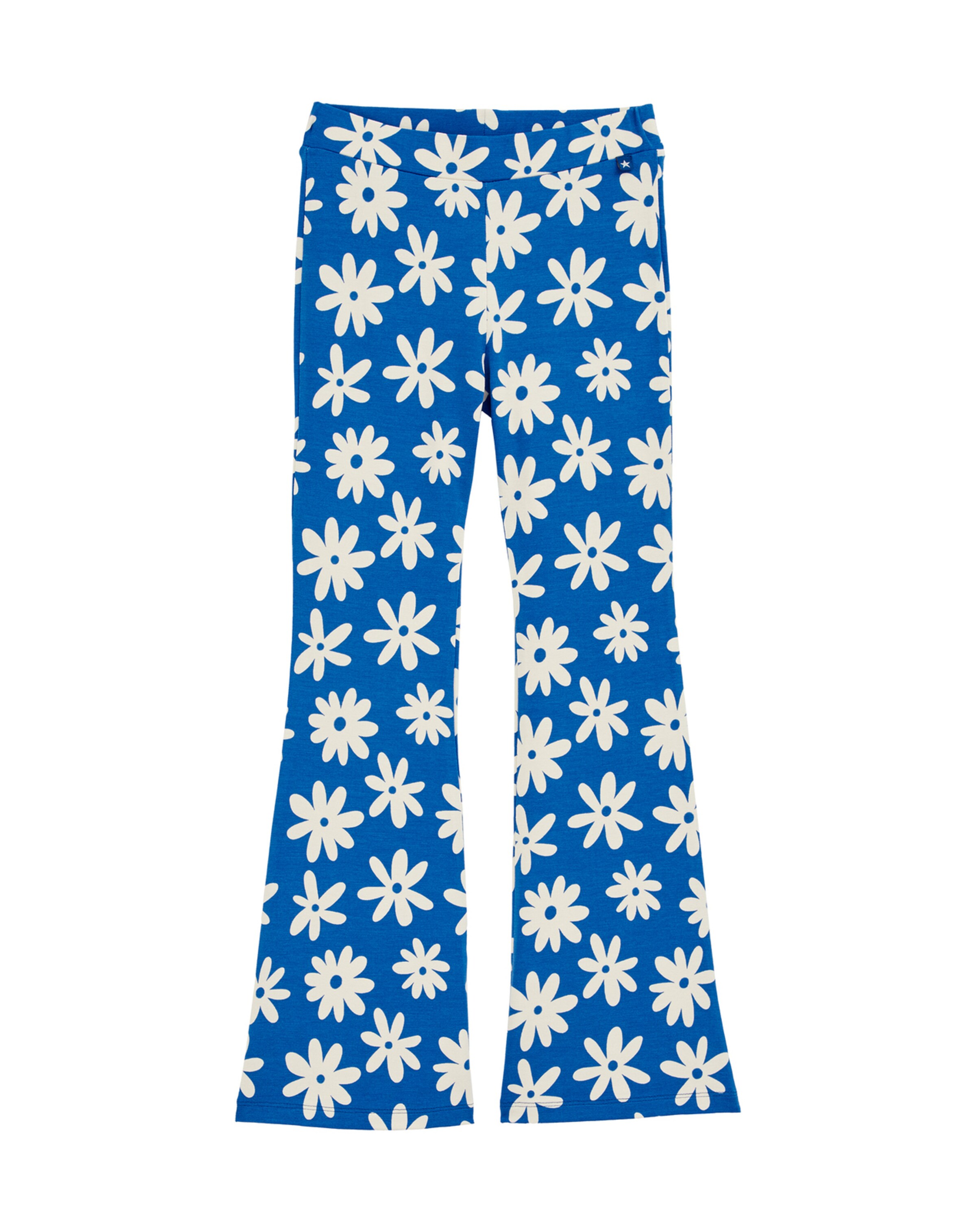 WE Fashion Расклешенный Штаны в Синий: спереди