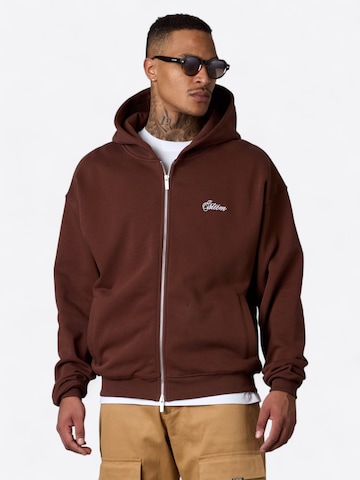 Veste de survêtement ESTEEM en marron : devant