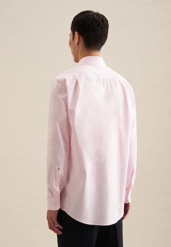 SEIDENSTICKER Regular fit Zakelijk overhemd 'SMART ESSENTIALS' in Roze