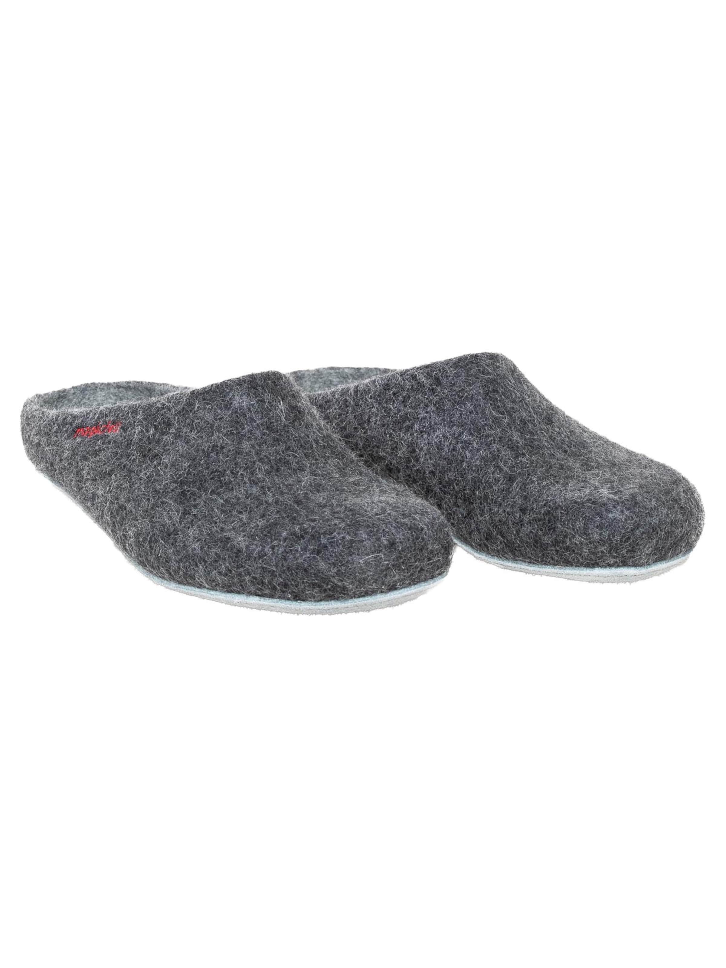 MagicFelt Slippers 'Filz' in Grey