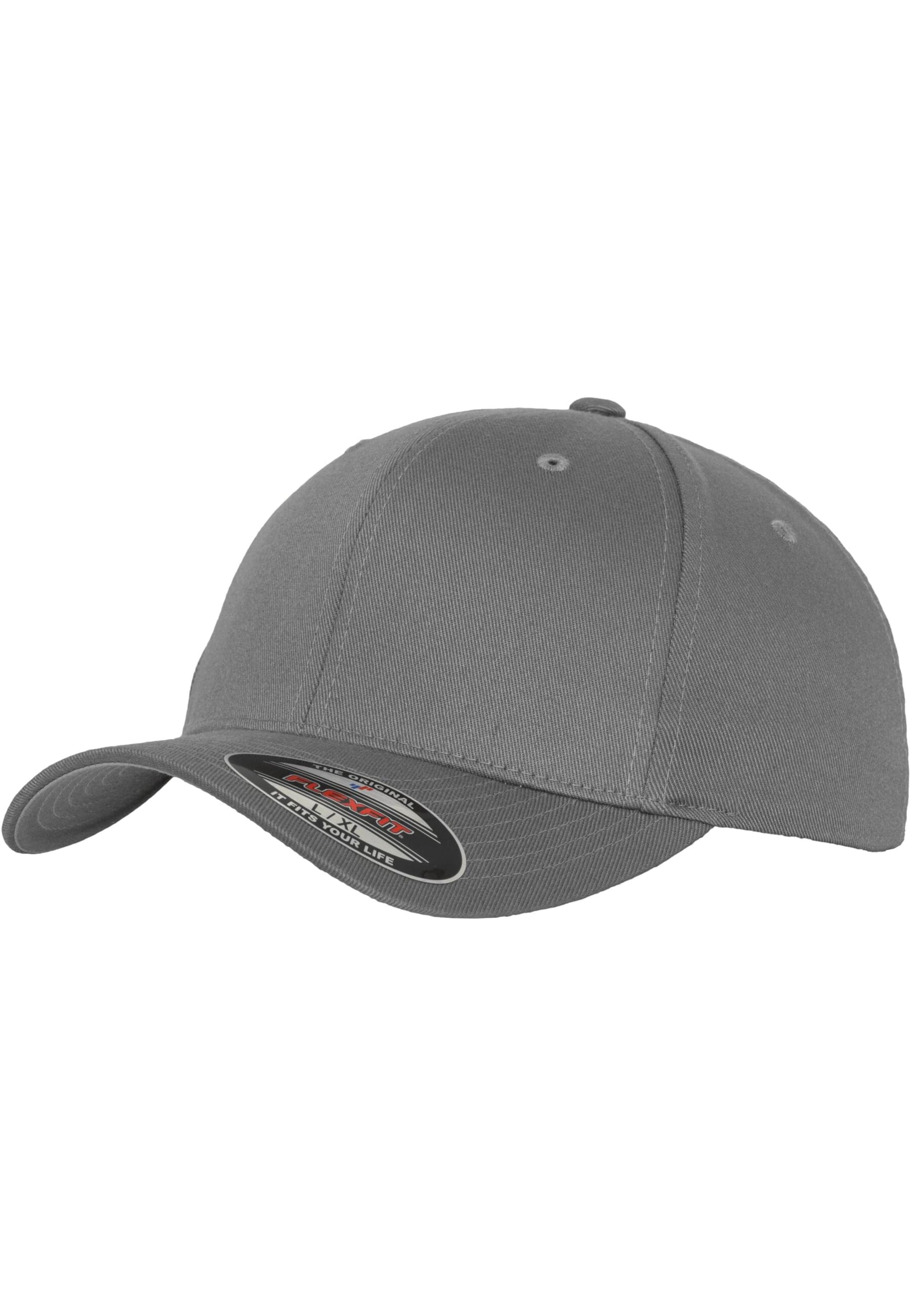 Flexfit Cap in Grau: Vorderseite