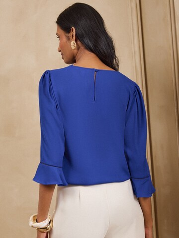love & roses Blus i blå