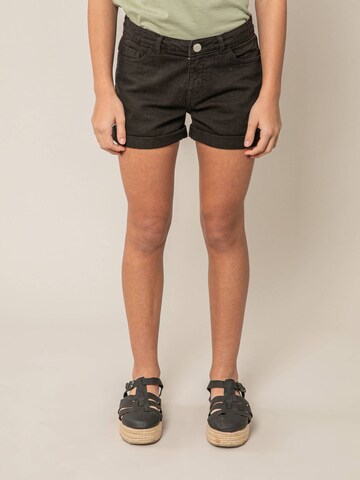 Regular Pantalon 'Cerise' Deeluxe en noir : devant