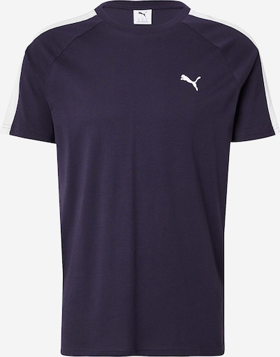 Marškinėliai 'T7' iš PUMA, spalva – tamsiai mėlyna / balta, Prekių apžvalga