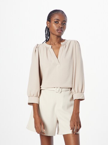 Chemisier Dorothy Perkins en beige : devant