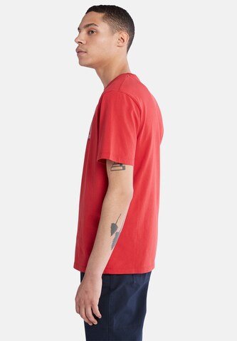 TIMBERLAND - Camiseta en rojo