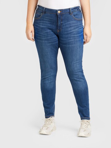 Tom Tailor Women + Skinny Jeans i blå: forside