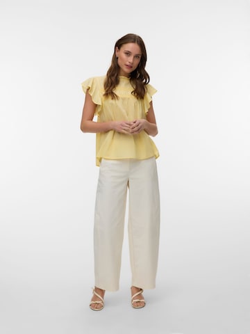 Chemisier 'VMTrine' VERO MODA en jaune
