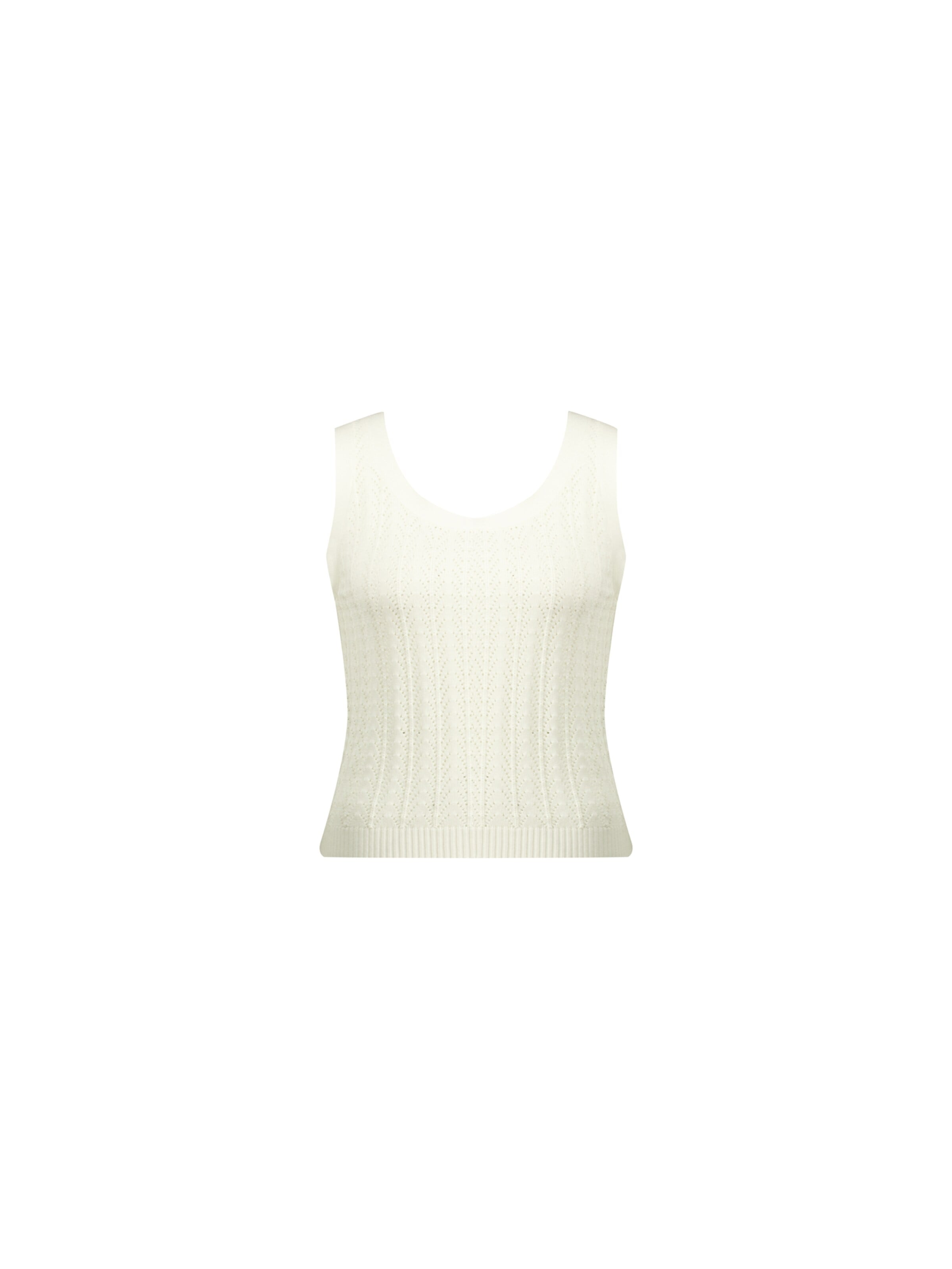Deeluxe Top in Wit: voorkant